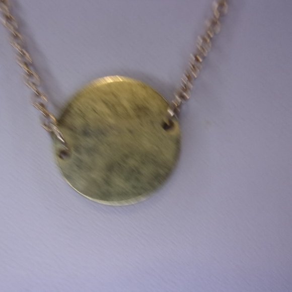 Disney Maleficent Gold Coin Necklace 18" L - Picture 4 of 9